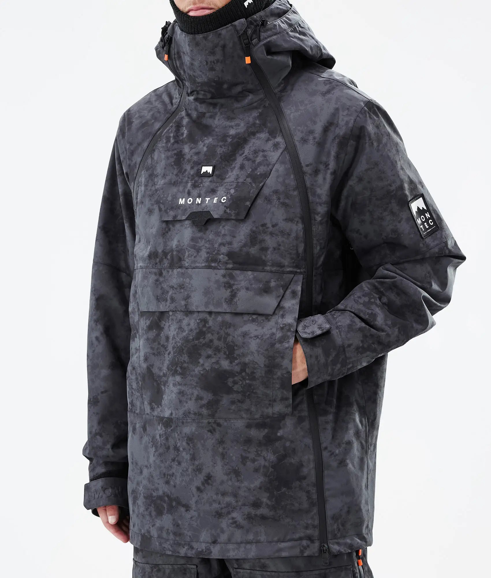 Doom Skijacke Herren - Black Tiedye