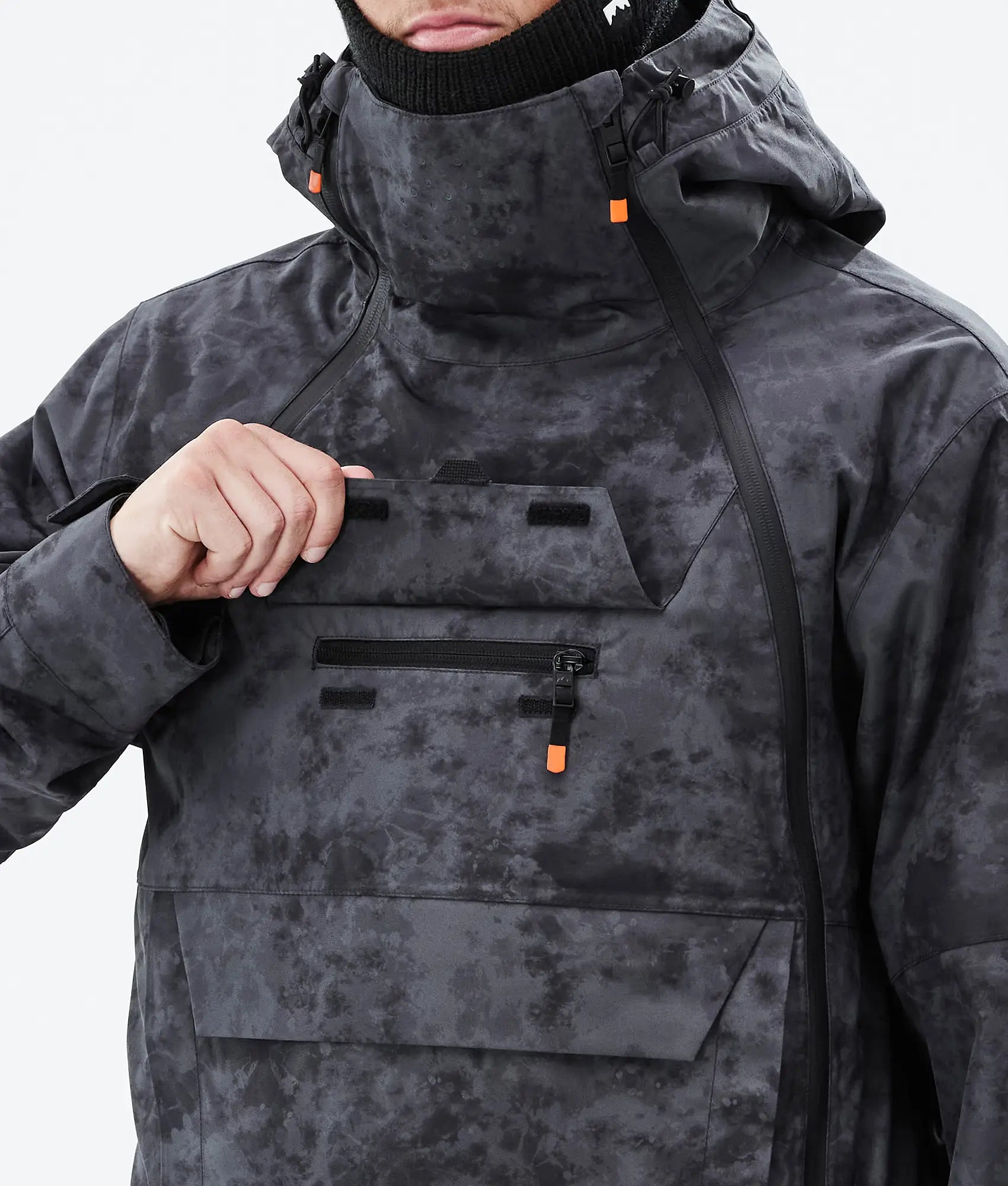 Doom Skijacke Herren - Black Tiedye