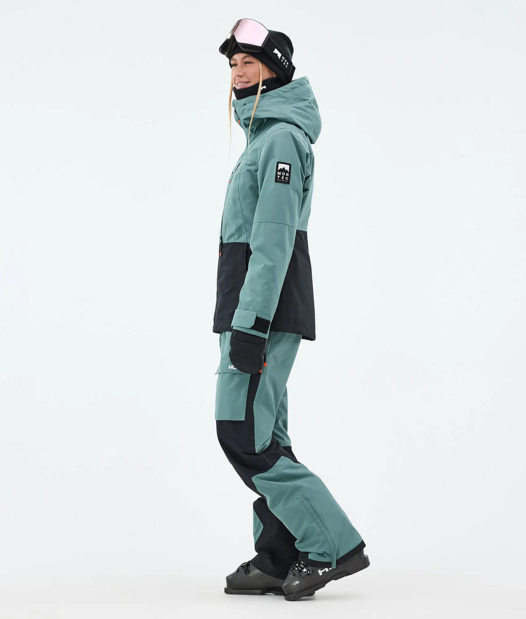 Moss W Skijacke Damen - Atlantic/Black