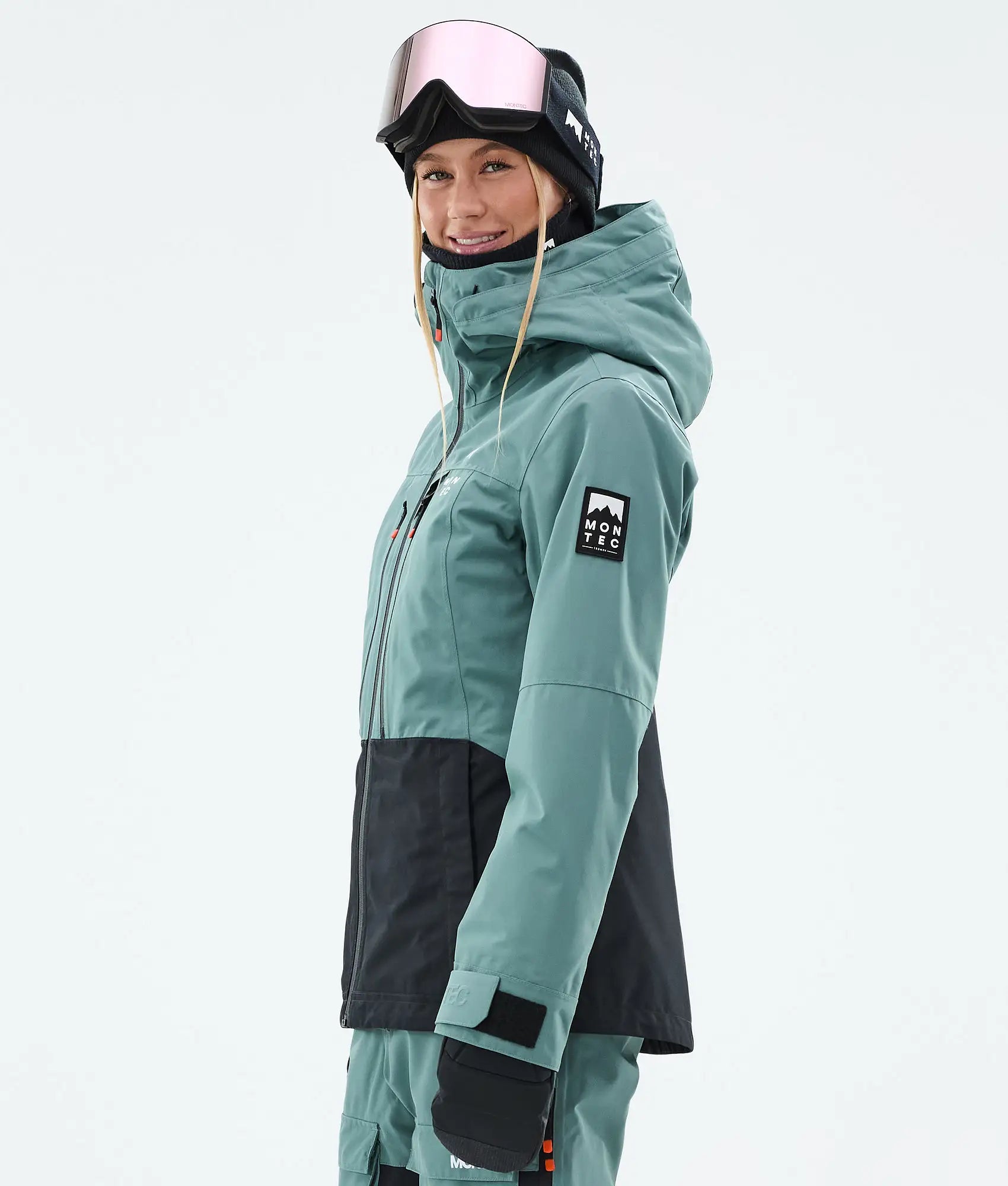 Moss W Skijacke Damen - Atlantic/Black