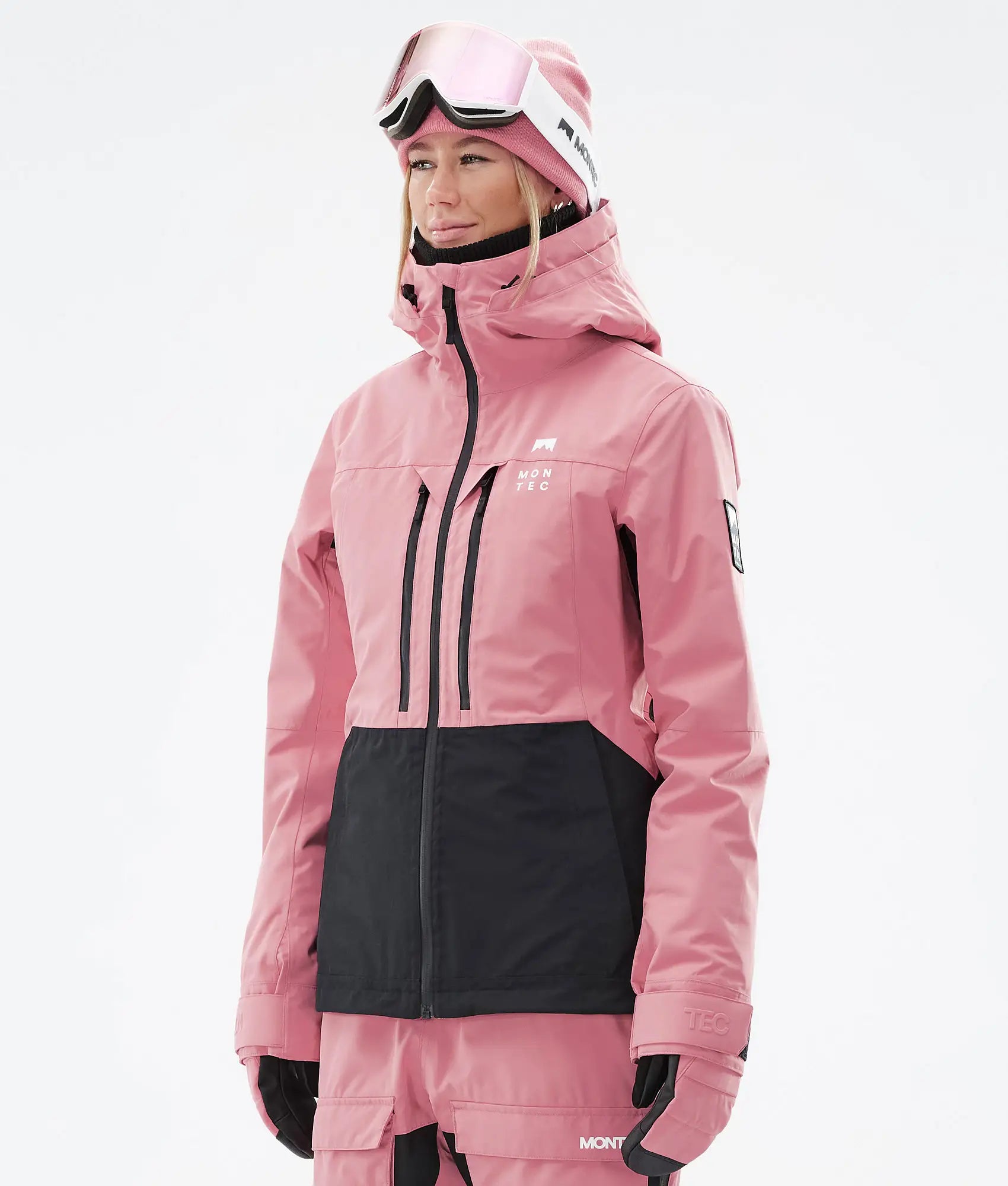 Moss W Skijacke Damen - Pink/Black