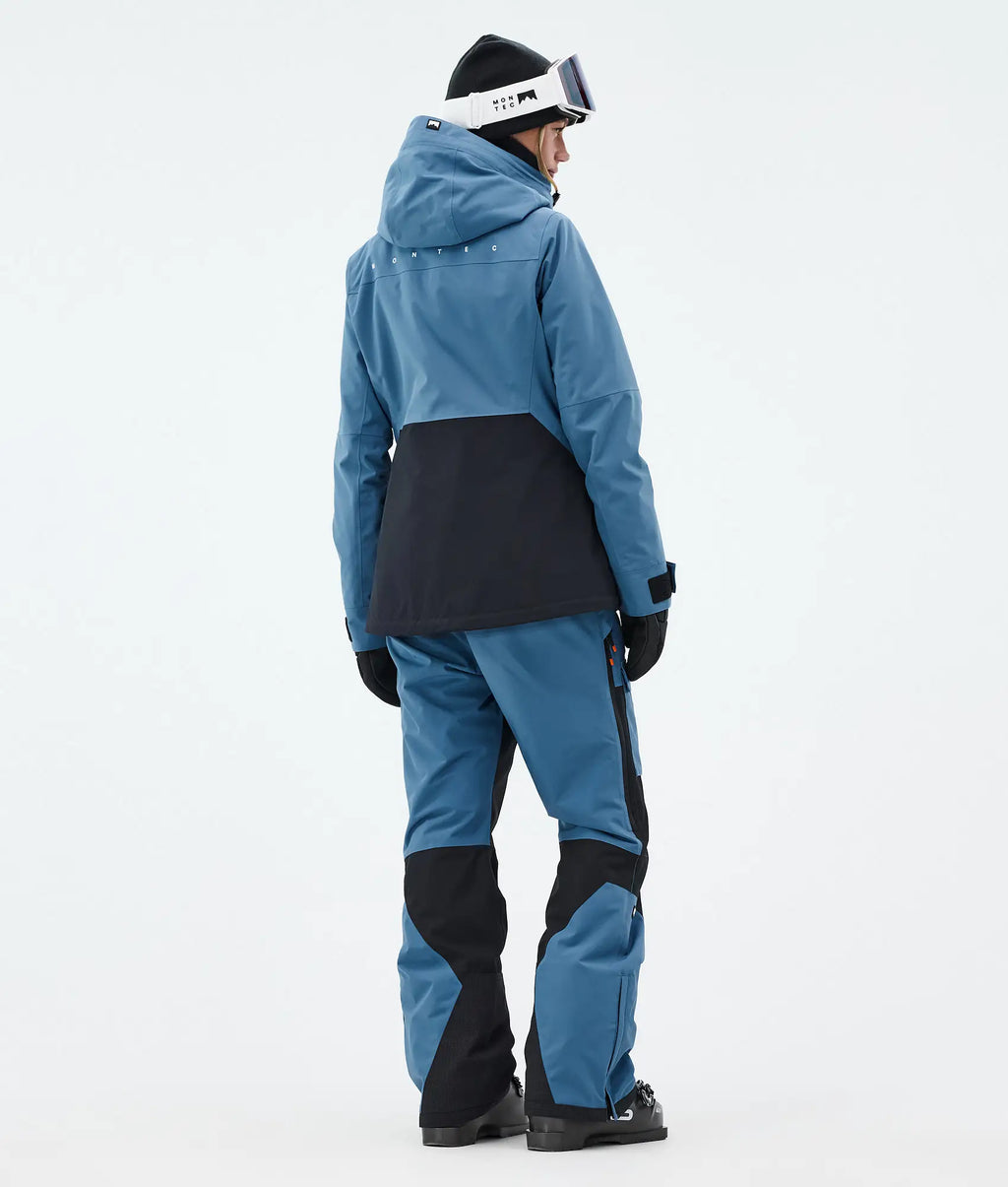 Moss W Skijacke Damen - Blue Steel/Black