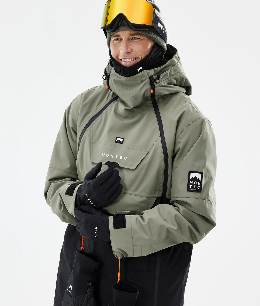 Doom Skijacke Herren - Greenish/Black