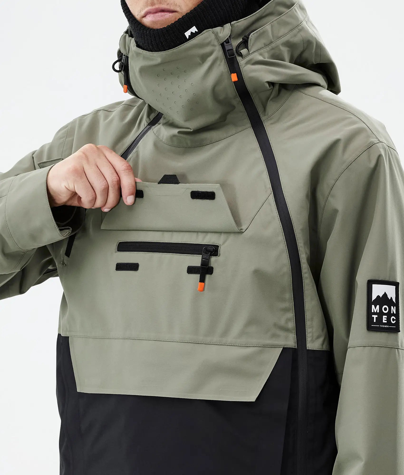 Doom Skijacke Herren - Greenish/Black