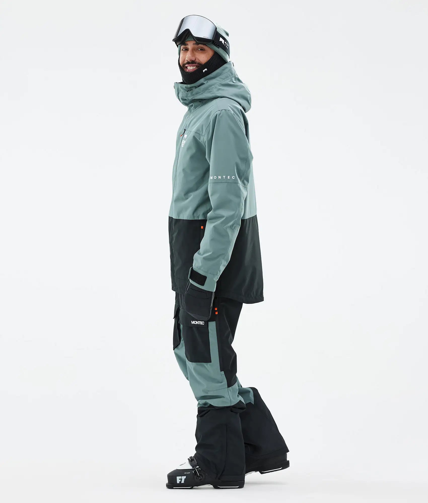 Fawk Skijacke Herren - Atlantic/Black