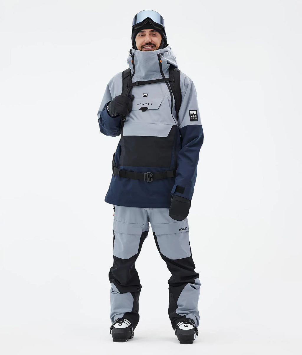 Doom Skijacke Herren - Soft Blue/Black/Dark Blue
