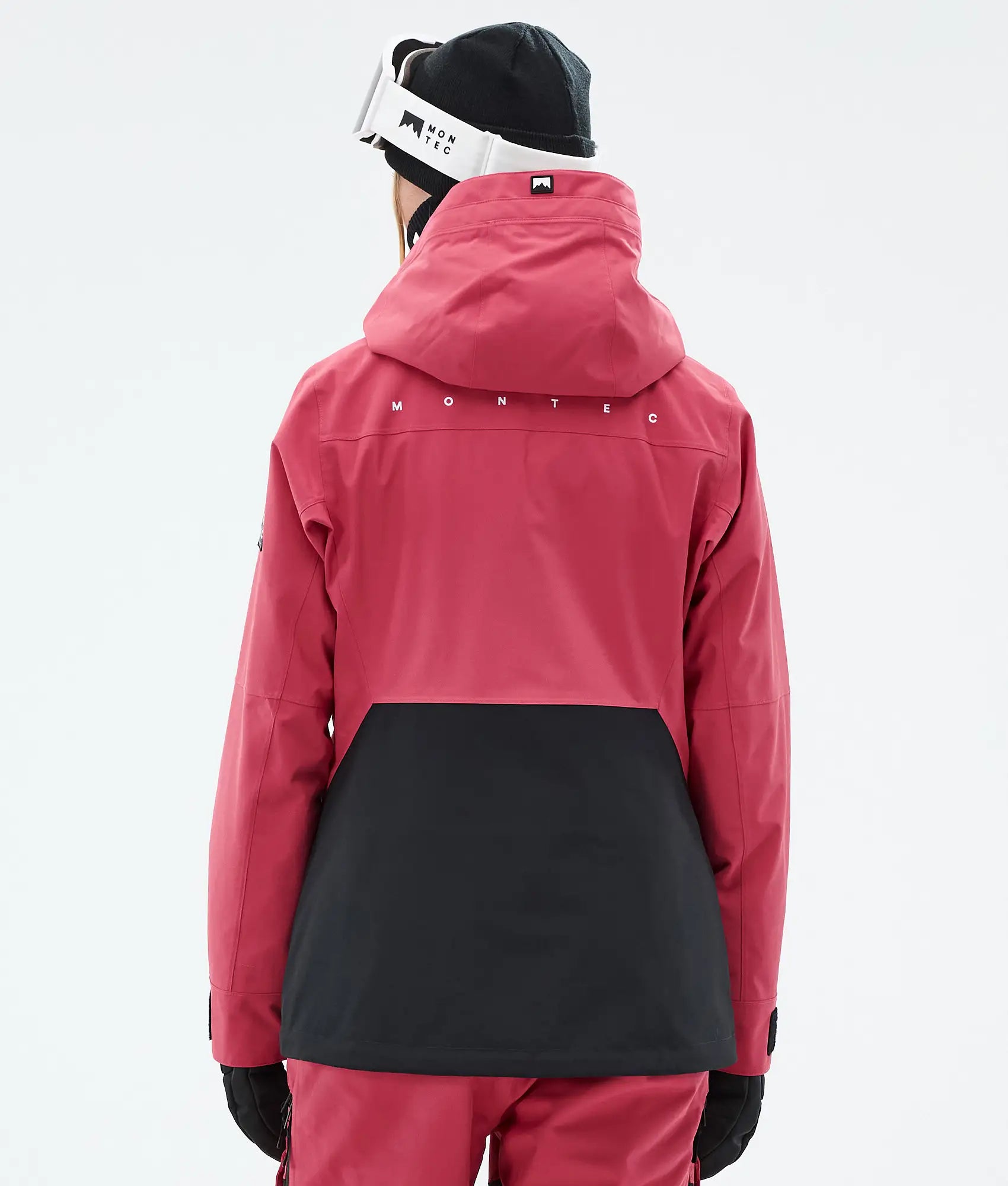 Moss W Skijacke Damen - Light Red/Black