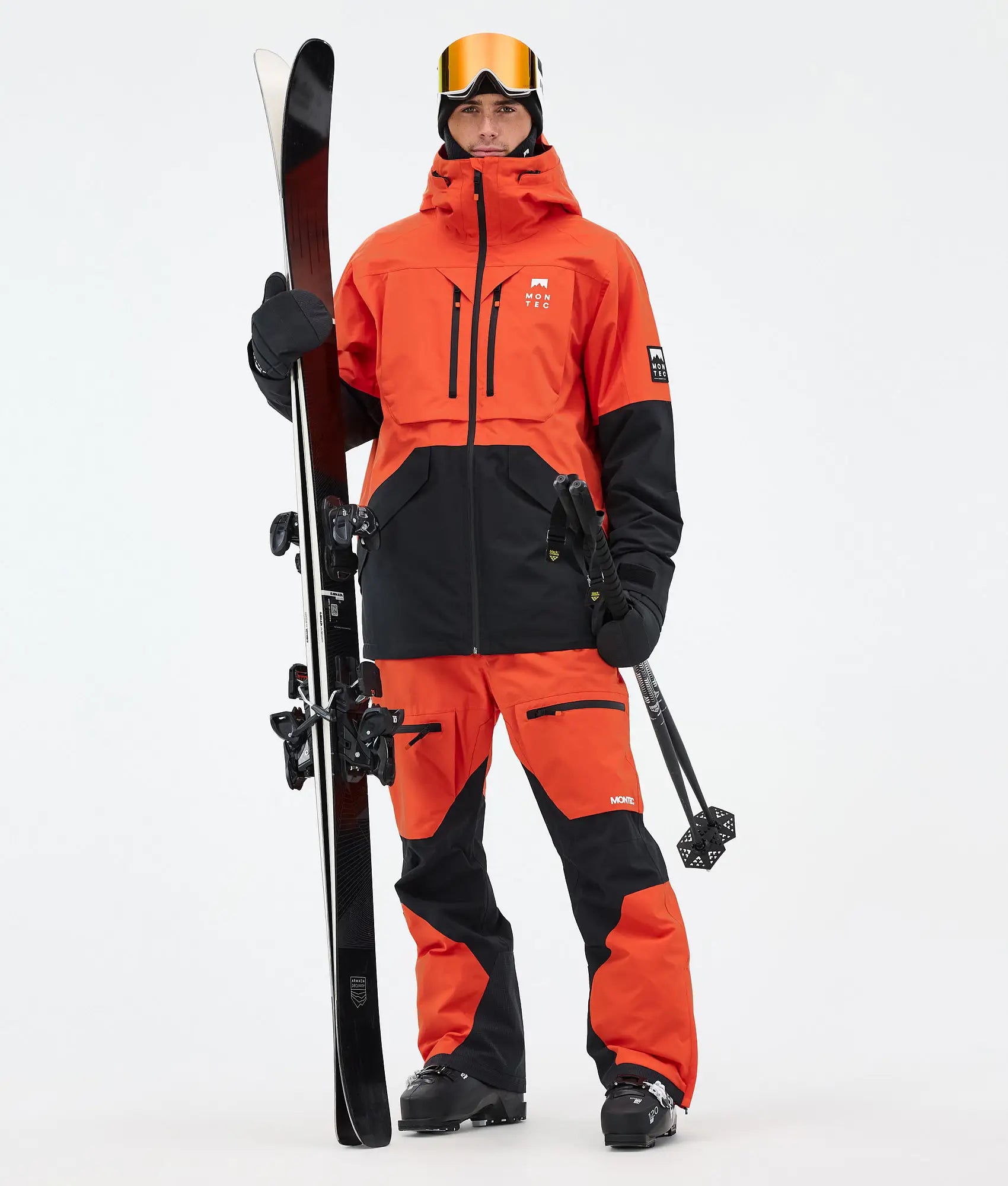 Arch Skijacke Herren - Orange/Black