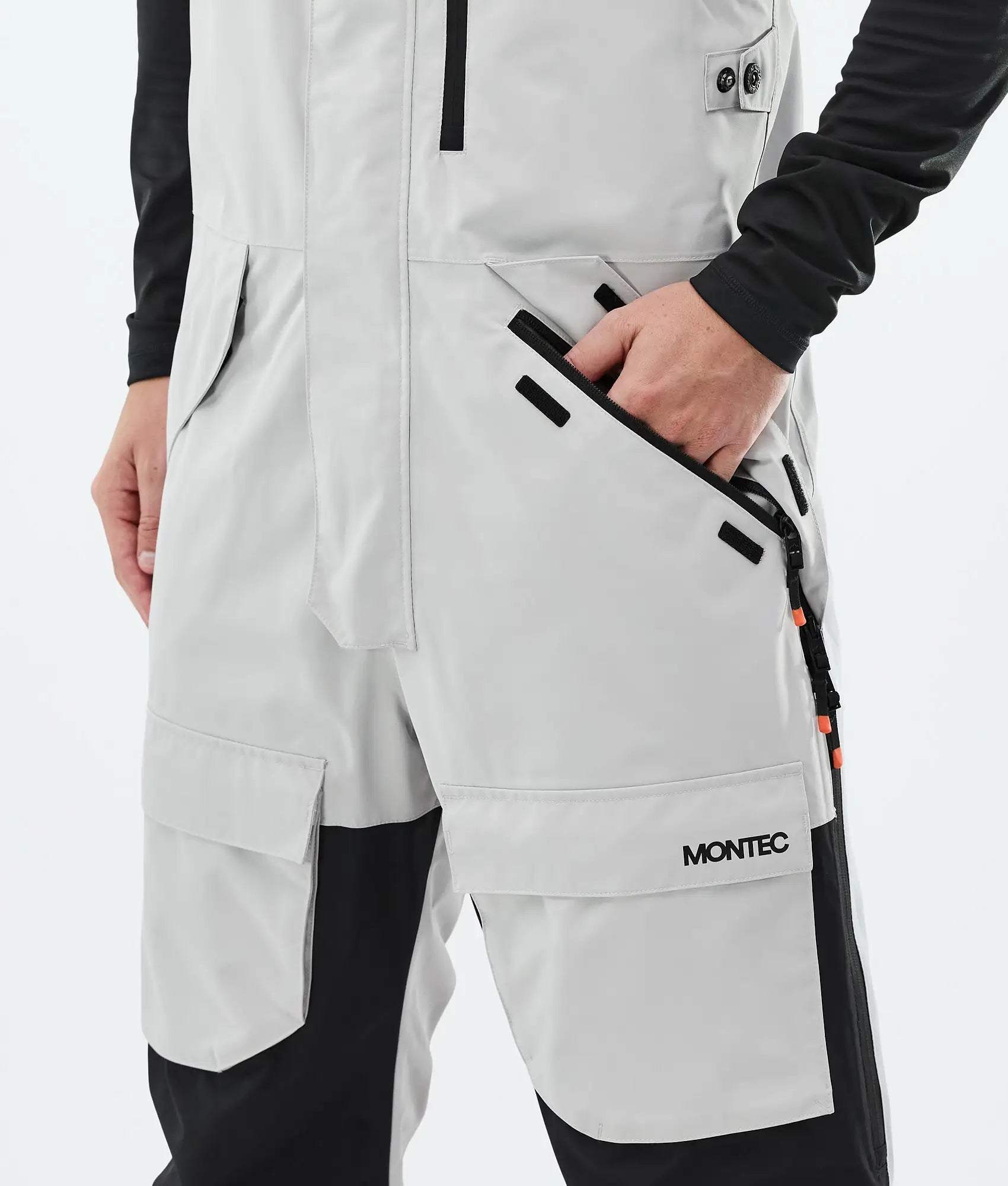 Fawk Skihose Herren - Light Grey/Black