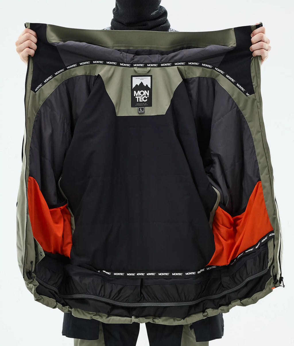 Morpheus Skijacke Herren - Greenish/Black