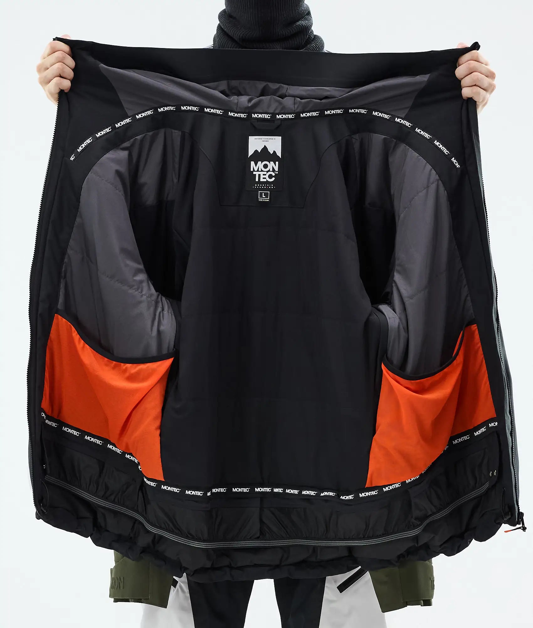 Morpheus Skijacke Herren -Black/Olive Green/Light Grey