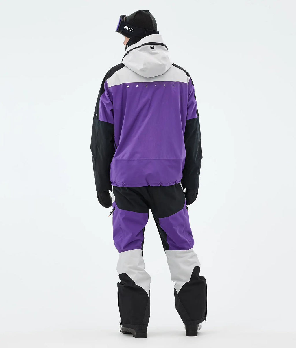 Oracle Skijacke Herren - Light Grey/Black/Vivid Purple