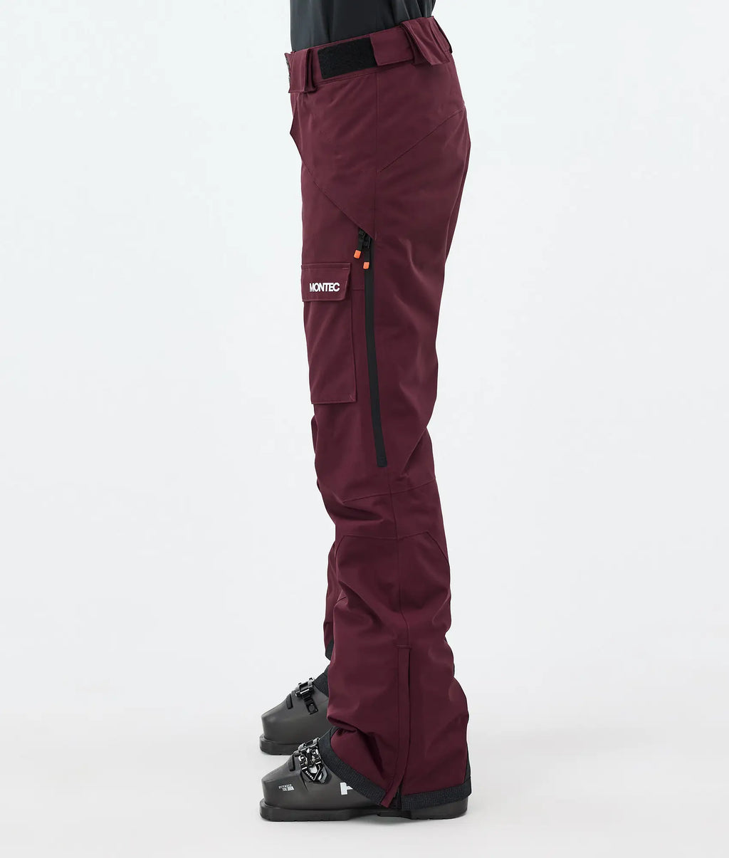 Kirin W Skihose Damen - Burgundy