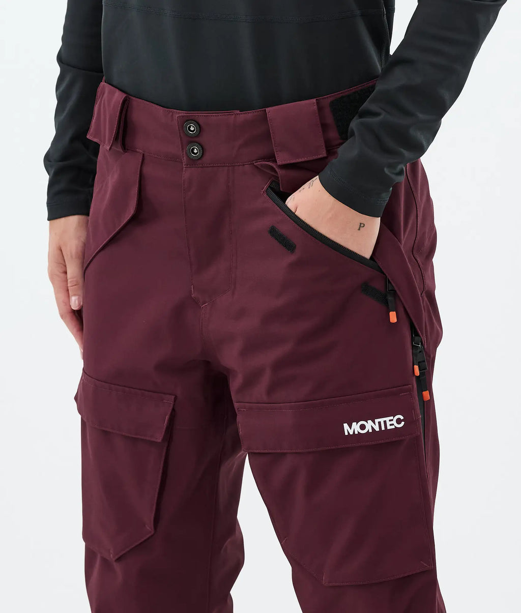 Kirin W Skihose Damen - Burgundy